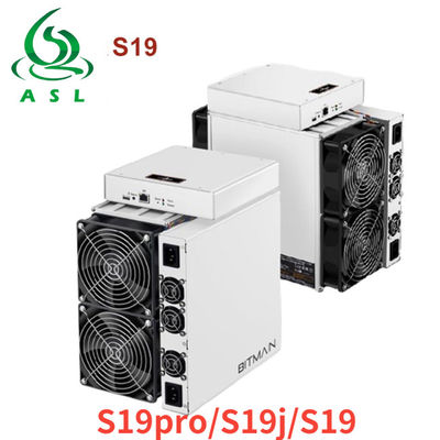ASL SHA256 Bitmain Asic Antminer S19 95T 3250W With PSU