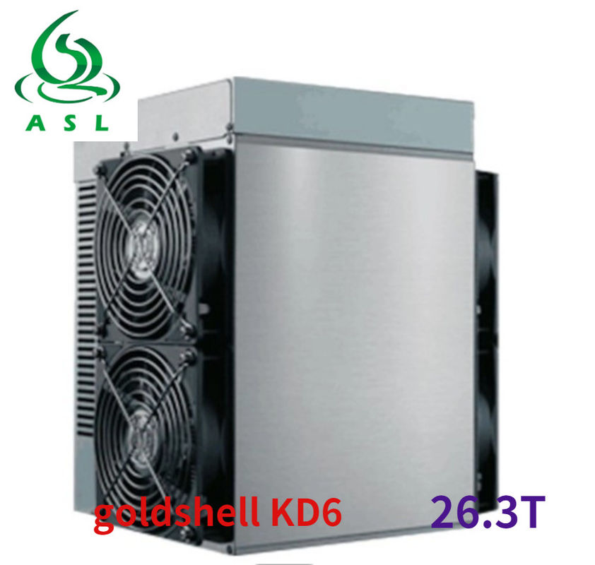 26.3TH/S KDA Coin Miner Rated Voltage 11.6V 130V Goldshell KD6 Miner 2650W